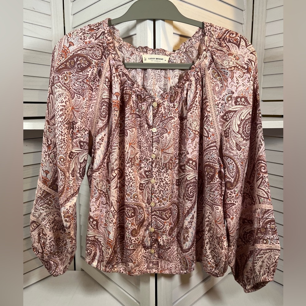 NWOT LUCKY BRAND BLOUSE